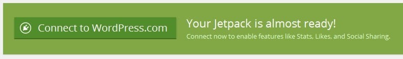jetpack connect to wordpress.com