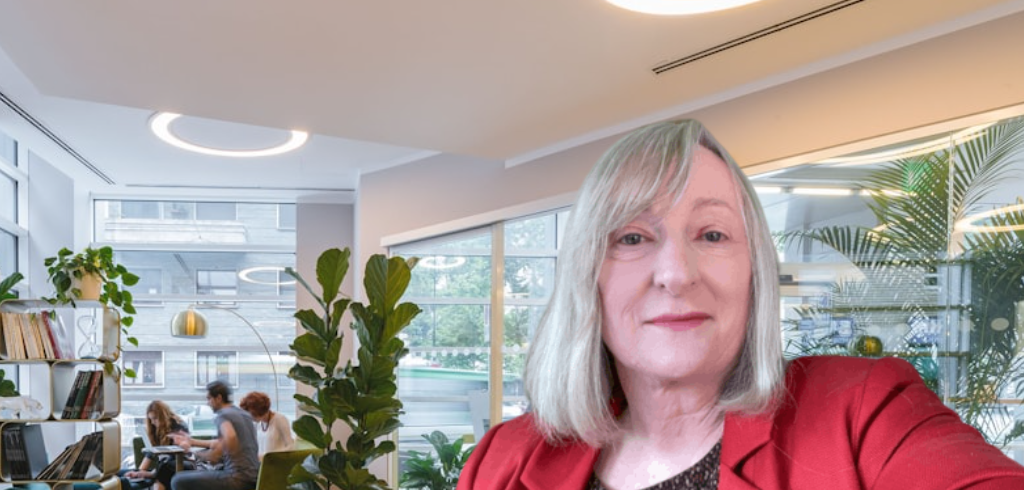 Christine_in_office in colour